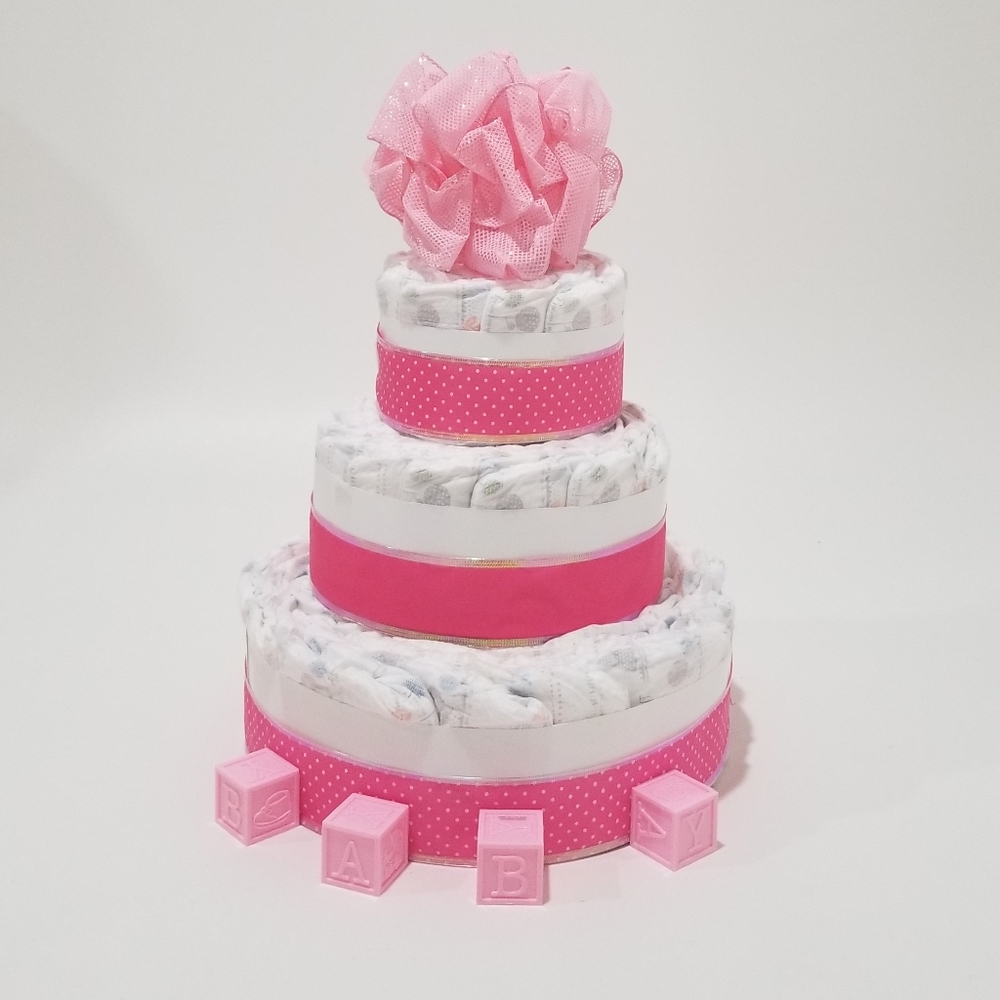 Baby Shower Diaper Cake Gift!